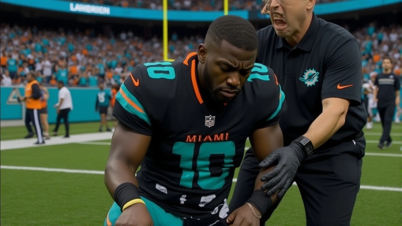 Tyreek Hill’s knee dislocation sidelines Dolphins as season hangs in balance